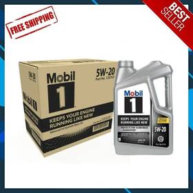 120763-3 Mobil 1 Advanced Full Synthetic Motor Oil 5w-20 5 Quart Pack Of 3