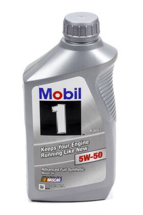 122075-1 Mobil 1 Motor Oil - Fs X2 5w50 Synthetic Quart Each