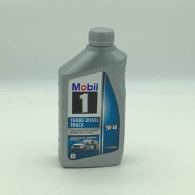 122253-1 Mobil 1 5w40 Turbo Diesel Oil Qt