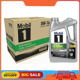 124322-3 Mobil 1 3 Pack Advanced Fuel Economy Full Synthetic Motor Oil 0w-16 5 Quart