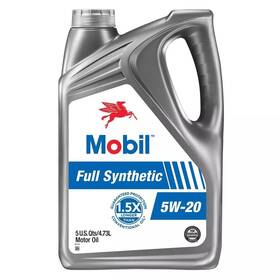 125199-1 Mobil 1 Full Synthetic Motor Oil 5w-20 5 Quart