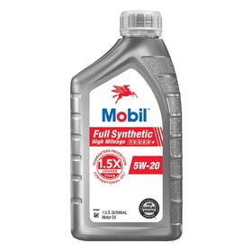 125202 Mobil 1 Full Synthetic High Mileage Motor Oil 1-quart/1-pack