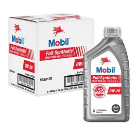 125203 Mobil 1 - High Mileage Sae 0w-20 Full Synthetic Motor Oil Quart 125203 Mobil 1 - High Mileage Sae 0w-20 Full Synthetic Motor Oil Quart