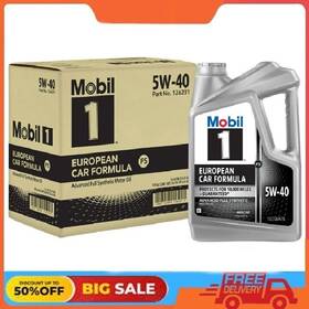 125865-3 Mobil 1 Fs European Car Formula Full Synthetic Motor Oil 5w-40 5 Quart Pack Of 3