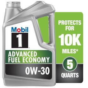 153052 Mobil 1 2 Pack Advanced Fuel Economy Full Synthetic Motor Oil 0w-30 5 Quart
