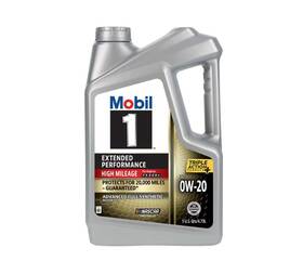 785078 Mobil 1 Extended Performance High Mileage Full Synthetic Engine Oil 0w-20 5 Qt