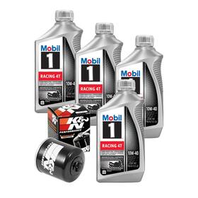 9109145 Mobil 1 Kawasaki/fits Yamaha Oil Change Kit - Racing 4t 10w40 4 Quart 9109145 Mobil 1 Kawasaki/fits Yamaha Oil Change Kit - Racing 4t 10w40 4 Quart
