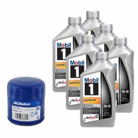 9109152 Mobil 1 Dexos R 0w40/ac Delco Pf64 Filter Oil Change Kit 6 Qt