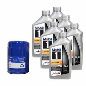 9109158 Mobil 1 Dexos R 0w40/ac Delco Pf61e Filter Oil Change Kit 6 Qt