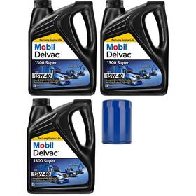 9109831 Mobil 1 Syn Blend 15w40/ac Delco Filter 6.6l Duramax Oil Change Kit