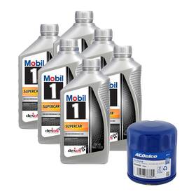 91605262 Mobil 1 Supercar Full Synthetic Motor Oil 5w-50 With Pf64 Filter