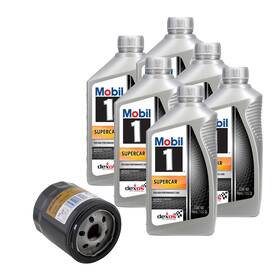 91605263 Mobil 1 Supercar Full Synthetic Motor Oil 5w-50 With Upf64r Filter