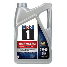 M8851b Mobil 1 High Mileage Full Synthetic Motor Oil 5w-20 5 Quart Free Shipping Us