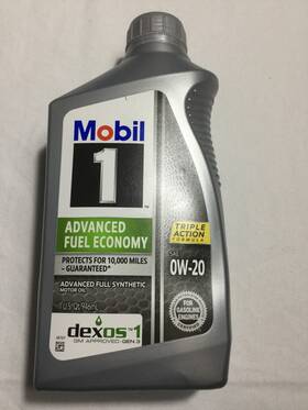 Mobil 1 Mob124184-1 Mobile 1- 0w20 Afe Oil Quart Dexos