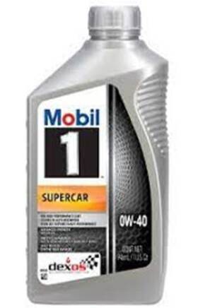 Mob126870-1 Mobil 1 0w40 Supercar Oil Qt