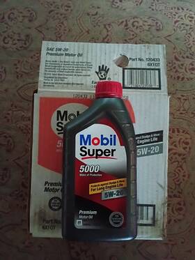120433 Mobil Super 5w-20 Conventional Motor Oil 6 Quarts 120433 Mobil Super 5w-20 Conventional Motor Oil 6 Quarts