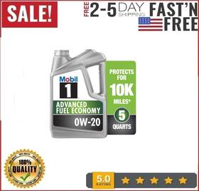 120758 Mobil 1 Advanced Fuel Economy Full Synthetic Motor Oil 0w-20 5 Quart