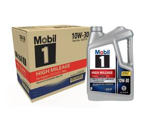 120771-3 Mobil 1 High Mileage Full Synthetic Motor Oil 10w-40 5 Quart Pack Of 3