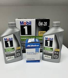 124184 Mobil 124184/pf63 1 0w-20 Dexos 1/ Pf63 Oil Change Kit 2014-22 Silverado/sierra 1500 5.3l