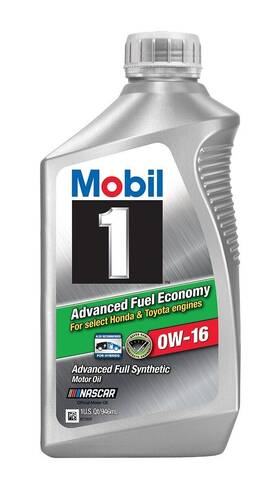124321 Mobil Synthetic Oil 0w16 1 Quart Case Of 6