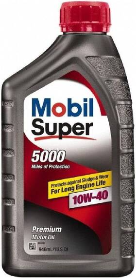 124402 Mobil Sup 10w40 Super Synthetic Blend Sae 10w-40 1 Quart