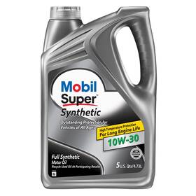 124414 Mobil 10w30 Super Synthetic Motor Oil