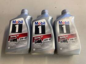 124694 Mobil 1 Racing 4t Sae 10w-40 Advanced Full Synthetic Motorcycle Engine Oil 3 Pk 124694 Mobil 1 Racing 4t Sae 10w-40 Advanced Full Synthetic Motorcycle Engine Oil 3 Pk
