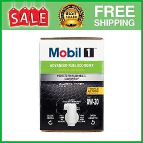 125219 Mobil 1 Advanced Fuel Economy Full Synthetic Motor Oil 0w-20 12 Quart