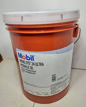 125356 Mobil Dte 24 Ultra 5 Gal Pail Petroleum Hydraulic Machine Oil Iso 11158 2009
