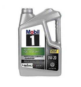 132411 Mobil Big Sale 1 Advanced Fuel Economy 0w-20 Full Synthetic Motor Oil 5qt
