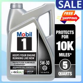 5w-30 Mobil 14992 Sale 1 Advanced Full Synthetic Motor Oil 5 Quart - 2 Pack