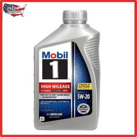 260531 Mobil 1 High Mileage Full Synthetic Engine Oil 5w-20 Quart Pack 260531 Mobil 1 High Mileage Full Synthetic Engine Oil 5w-20 Quart Pack