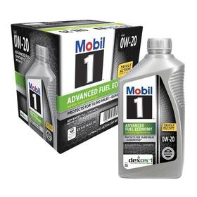 0w-20 Mobil 376460597468 1 Advanced Fuel Economy Full Synthetic Motor Oil 1-quart/6-pack