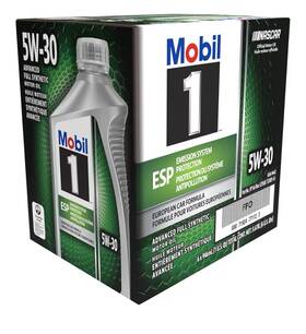 3w0052107b Mobil 1 Advanced Full Synthetic 5w-30 Esp Engine Oil Case X 6 Quart Bottles