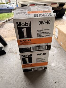 0w-40 Mobil 47111 Mobile 1 Supercar Full Synthetic Motor Oil Prolongs Engine Life 12 Quart