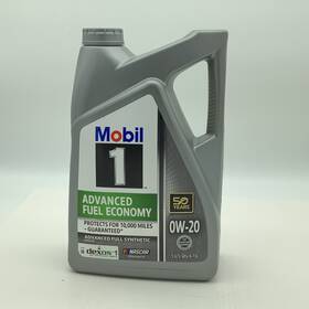 7192444967 Mobil 1 Advanced Fuel Economy Full Synthetic Motor Oil 0w-20 5 Quart