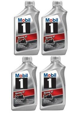 98ja11 Mobil 1 Racing 4t Motorcycle Oil 4pack