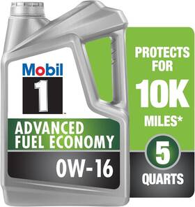 98kg84 Mobil 10w-20 Advanced Fuel Economy Full Synthetic Motor Oil 5 Quart 2 Pack
