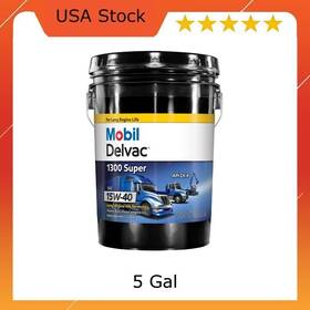 128068 Mobil Delvac 1300 Super Heavy Duty Synthetic Blend Diesel Engine Oil 15w-40