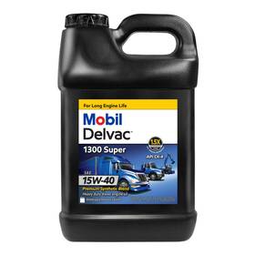 14967365 Mobil Delvac 2.5 Gal 1300 Super Heavy Duty Premium Synthetic Blend Diesel 15w-40
