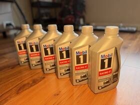 M7984b Mobil 6 Pack 1 Racing 4t Full Synthetic Motorcycle Oil 10w-40 Quart