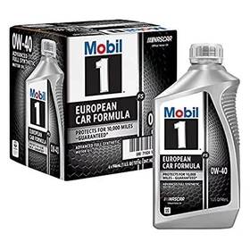 Mob112628 Mobil 1 Fs European Car Formula 0w-40 Full Synthetic Motor Oil Quart Case O
