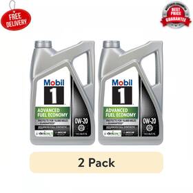 Mobi124185 Mobil 2 Pack 1 Advanced Fuel Economy Full Synthetic Motor Oil 0w-20 5 Quart