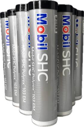 Mshc103em10x14oz Mobil Shc Polyrex 103 Em Grease 10 X 14oz Tubes Lithium Molybdenum Disulfide