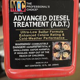 Moc 98142 01451 Lot Of 2 Premium Additive 12 Oz A.d.t. Pro Advanced Diesel Fuel Treatment