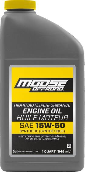 219382 Moose Offroad Synthetic Engine Oil 15w-50 1 Quart 219382 Moose Offroad Synthetic Engine Oil 15w-50 1 Quart