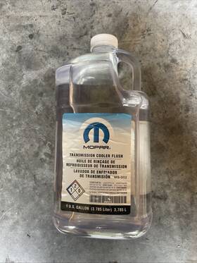 04796268 Mopar New Oem Transmission Cooler Flush Cleaner 1 Gallon 04796268 Mopar New Oem Transmission Cooler Flush Cleaner 1 Gallon