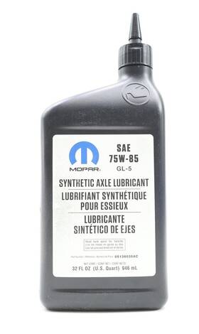 05136035ac Mopar New Oem Sae 75w-85 Synthetic Axle Gear Lubricant 1 Quart