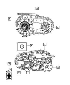 68001758ab Mopar Genuine Transfer Case Lubricant