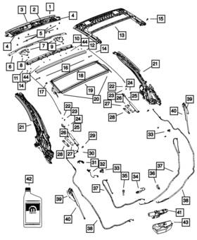 68035321ab Mopar Genuine Hydraulic Fluid 68035321ab Mopar Genuine Hydraulic Fluid